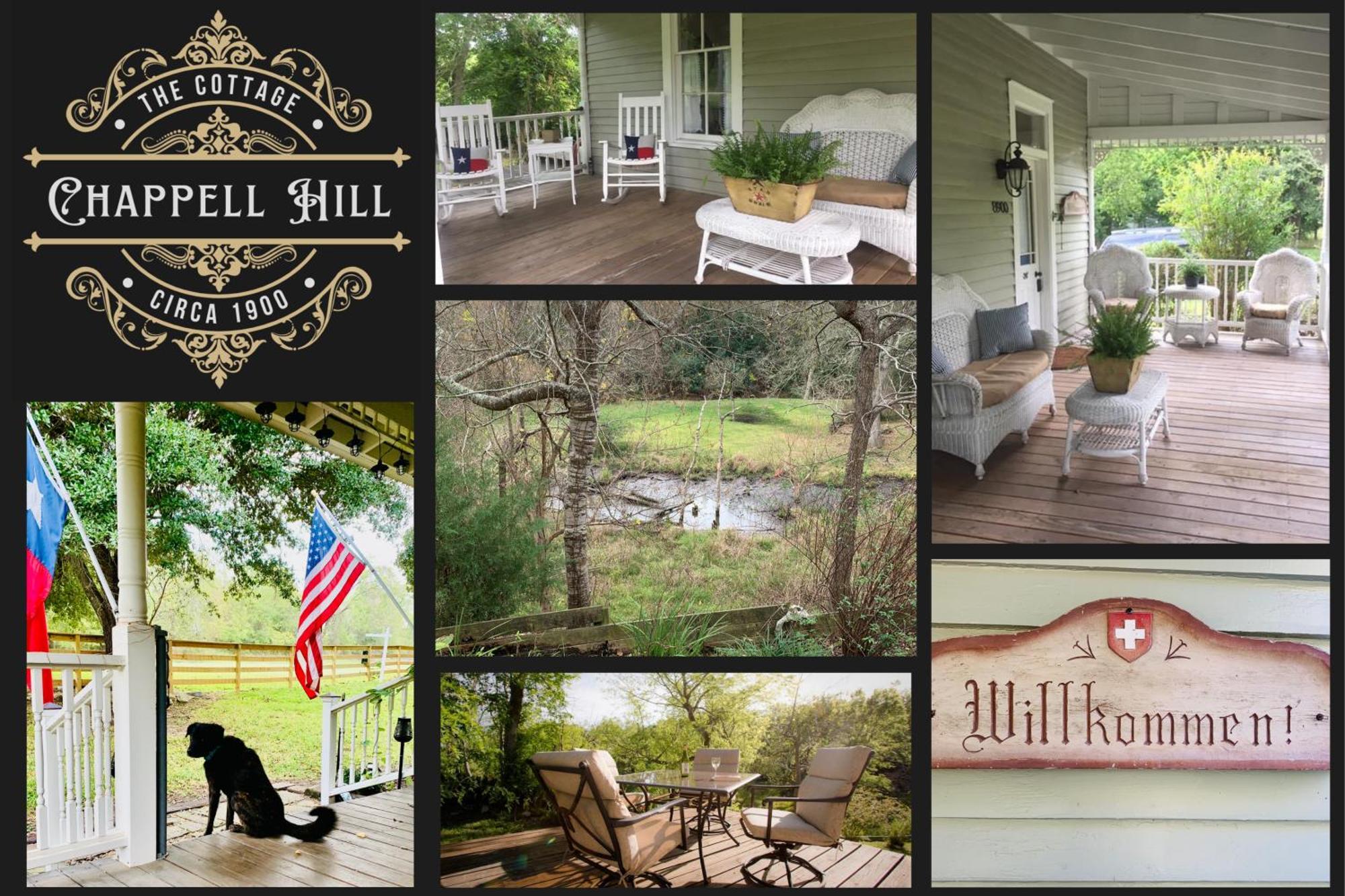 Circa 1900 - Historic - Romantic - Private - Pond - Fenced Yard - The Cottage At Chappell Hill Exterior foto